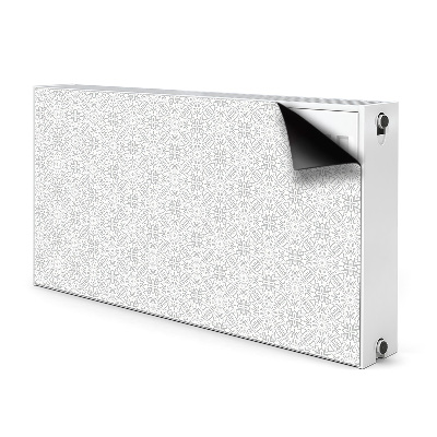 Magnetinis radiatoriaus lipdukas Gėlių ornamentas