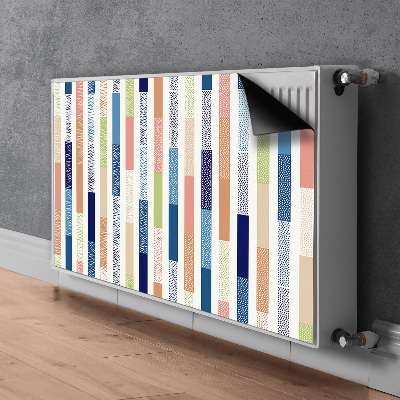 Magnetinis radiatoriaus lipdukas Spalvingos juostelės