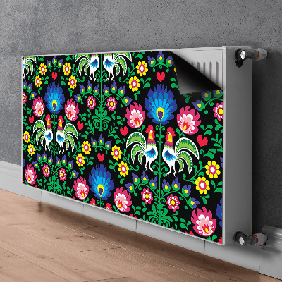 Magnetinis radiatoriaus lipdukas liaudies menas