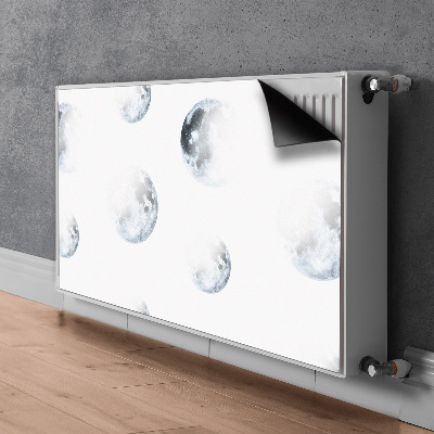 Magnetinis kilimėlis radiatoriui Mėnulio paveikslas