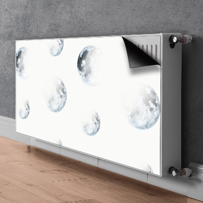 Magnetinis kilimėlis radiatoriui Mėnulio paveikslas