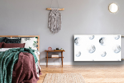 Magnetinis kilimėlis radiatoriui Mėnulio paveikslas