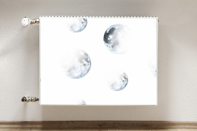 Magnetinis kilimėlis radiatoriui Mėnulio paveikslas