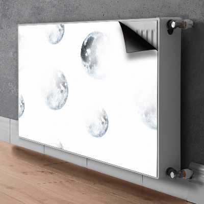Magnetinis kilimėlis radiatoriui Mėnulio paveikslas