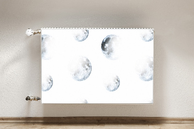 Magnetinis kilimėlis radiatoriui Mėnulio paveikslas