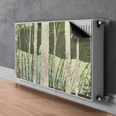 Magnetinis kilimėlis radiatoriui medžiai