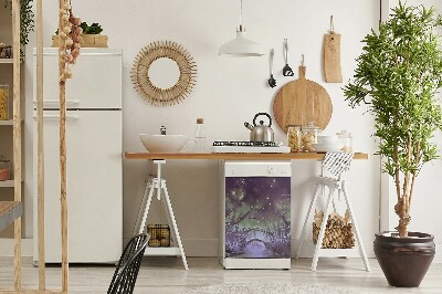 Magnetinis lipdukas indaplovei tamsus miškas