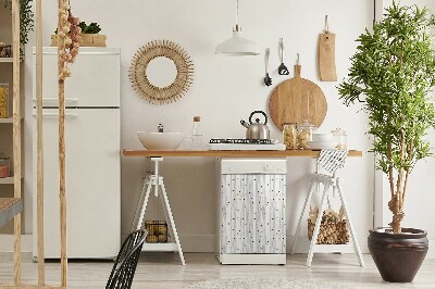 Magnetinis lipdukas indaplovei Smulkios linijos