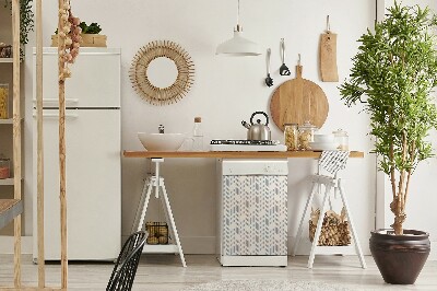 Magnetinis lipdukas indaplovei Eglės geometrija