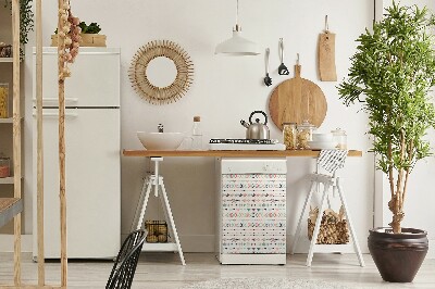 Kilimėlis magnetinė ant indaplovės Etninis modelis