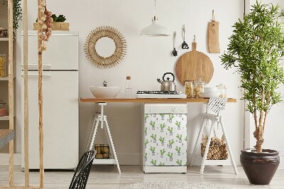 Magnetinis lipdukas indaplovei Žali kaktusai