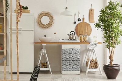 Kilimėlis magnetinė ant indaplovės Boho trikampių raštas