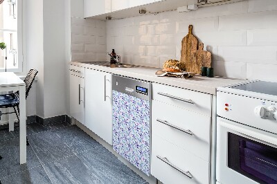 Magnetinis kilimėlis indaplovei Violetinės šakelės