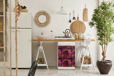 Magnetinis kilimėlis indaplovei Violetinės džiunglės