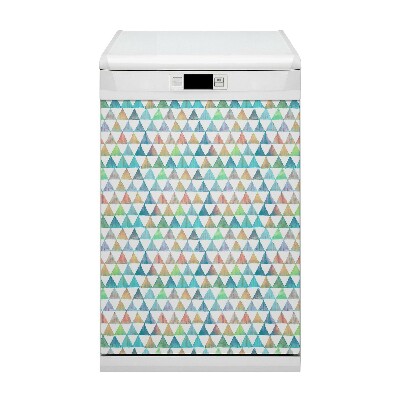 Magnetinis lipdukas indaplovei Geometriniai trikampiai