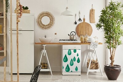 Magnetinis lipdukas indaplovei Lietaus lašai