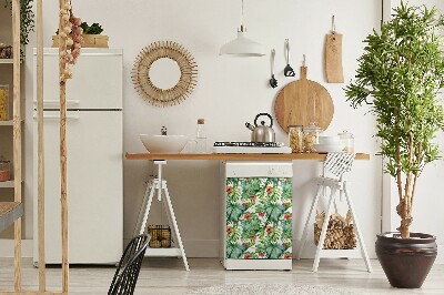 Magnetinis lipdukas indaplovei Havajų lapai