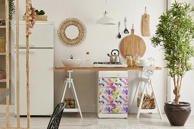 Magnetinis kilimėlis indaplovei Spalvinga mozaika