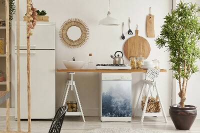 Magnetinis kilimėlis indaplovei Žiemos medžiai