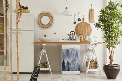 Magnetinis lipdukas indaplovei Miško peizažas