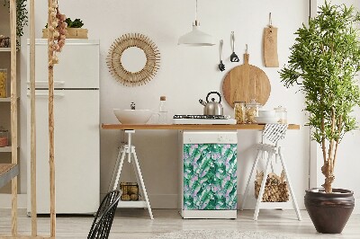 Kilimėlis magnetinė ant indaplovės Pasteliniai lapai