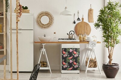 Kilimėlis magnetinė ant indaplovės Juodasis flamingas