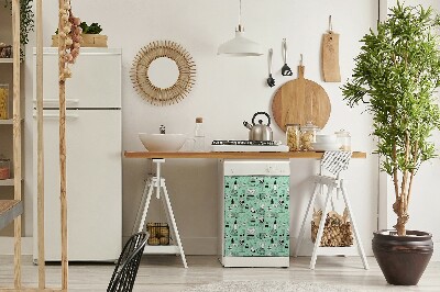 Magnetinis kilimėlis indaplovei Skandinavijos zoologijos sodas