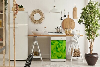 Kilimėlis magnetinė ant indaplovės Žalioji abstrakcija
