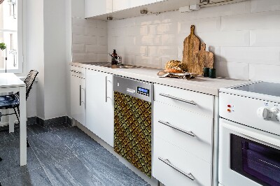 Kilimėlis magnetinė ant indaplovės Art deco stilius