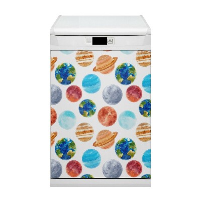 Magnetinis lipdukas indaplovei Spalvingos planetos