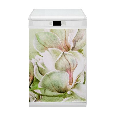 Kilimėlis magnetinė ant indaplovės Magnolijos žiedai