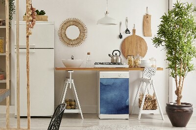 Magnetinis kilimėlis indaplovei Mėlyna abstrakcija