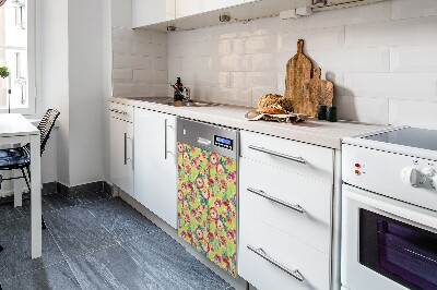 Magnetinis kilimėlis indaplovei Spalvingos gėlės