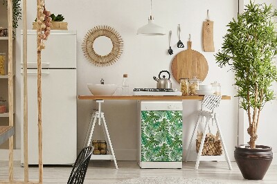 Magnetinis kilimėlis indaplovei Džiunglių lapai