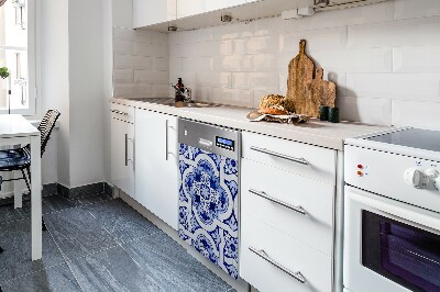 Magnetinis kilimėlis indaplovei Mėlynos plytelės
