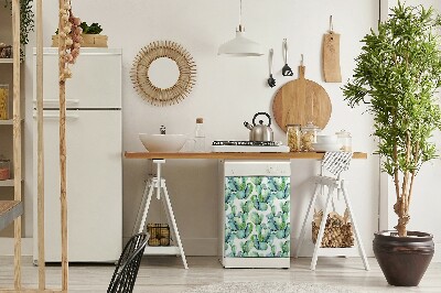 Magnetinis lipdukas indaplovei Žali kaktusai