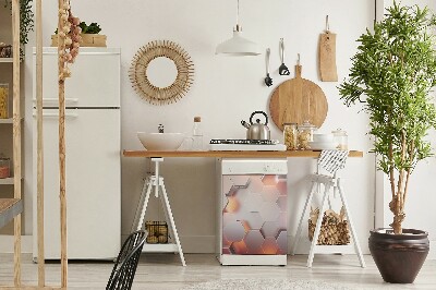 Magnetinis lipdukas indaplovei Šešioliktainė abstrakcija