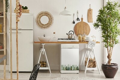 Magnetinis kilimėlis indaplovei Žydintys kaktusai