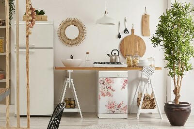 Magnetinis lipdukas indaplovei vyšnių žiedų