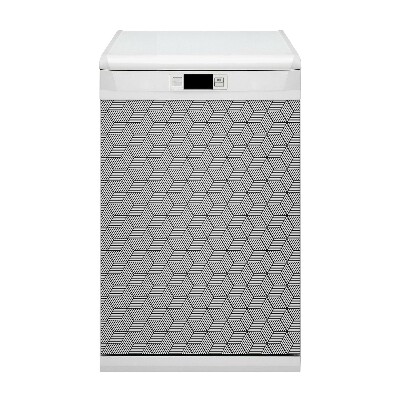 Magnetinis kilimėlis indaplovei Geometriniai kubai