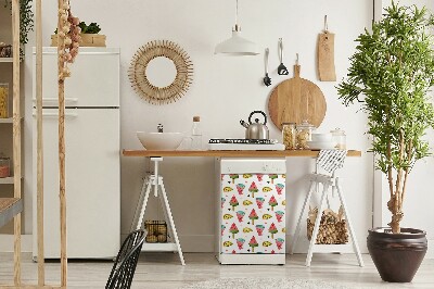 Magnetinis lipdukas indaplovei Arbūzas ant pagaliuko