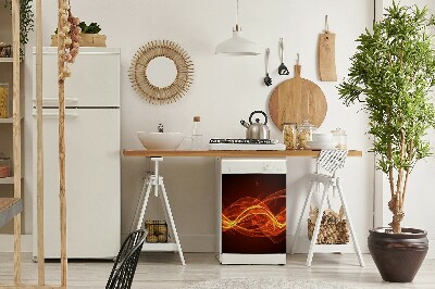 Magnetinis lipdukas indaplovei Raudona liepsna