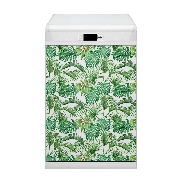 Kilimėlis magnetinė ant indaplovės Palmė ir Monstera