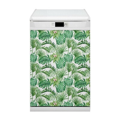 Kilimėlis magnetinė ant indaplovės Palmė ir Monstera