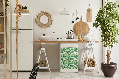 Kilimėlis magnetinė ant indaplovės Palmė ir Monstera