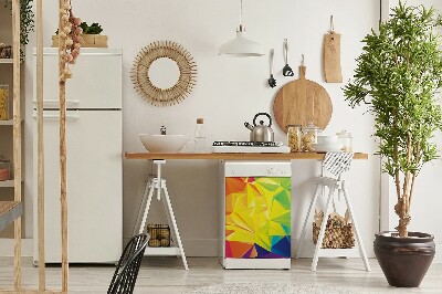 Magnetinis lipdukas indaplovei Spalvos abstrakcija