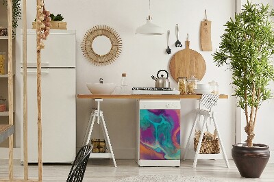 Magnetinis lipdukas indaplovei Spalvingi raštai