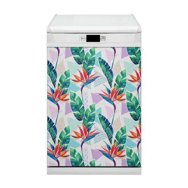 Magnetinis lipdukas indaplovei Tropinė flora