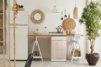 Magnetinis lipdukas indaplovei Rožiniai bijūnai