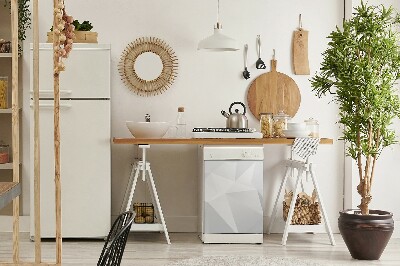 Magnetinis kilimėlis indaplovei Baltoji abstrakcija
